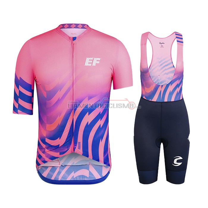 Abbigliamento Ciclismo EF Education First-Drapac Manica Corta 2020 Rosa